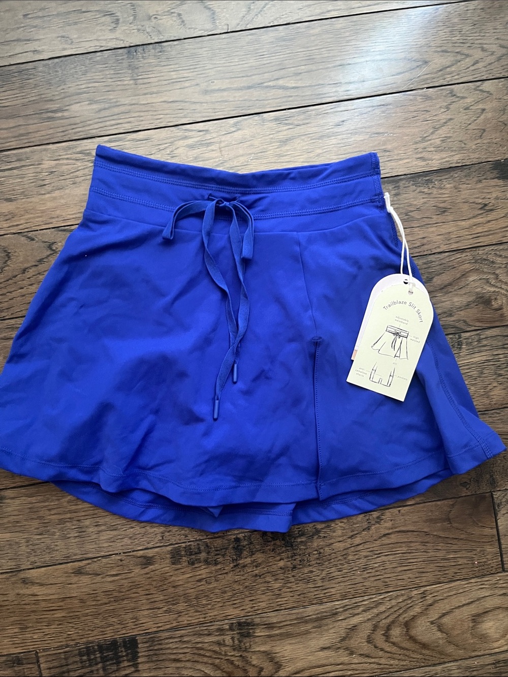 Blogilates trailblaze slit skort blue Women’s XS new with tags
